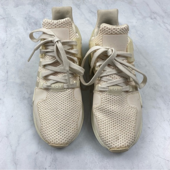 Adidas Women's EQT Equipment‎ ADV 91-16 Lace Up Tennis Shoes Sneakers Tan Size 6 - Picture 2 of 9